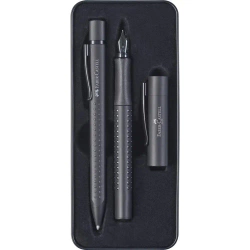 Zestaw prezentowy Grip 2011 czarny metal opak - Faber Castell
