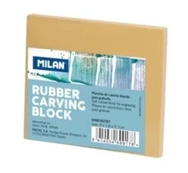 Blok do linorytu gumowy mały 9x7,8cm MILAN