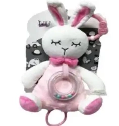 Pozytywka królik różowy 18cm - Tulilo
