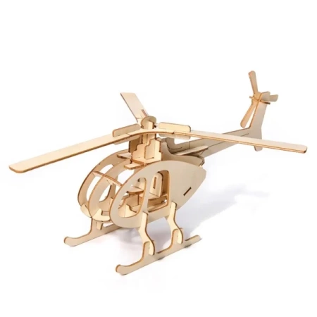 Puzzle Drewniane 3D Helikopter - Nice Idea