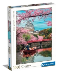 Puzzle 1000 HQ Himeji Castle in Spring - Clementoni