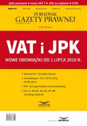 eBook VAT i JPK Nowe obowiązki od 1 lipca 2018 r - Infor Pl