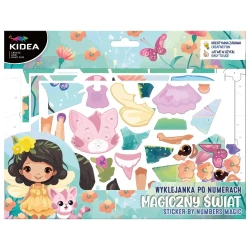 Wyklejanka po numerach jednorożec KIDEA - DERFORM