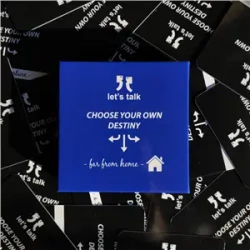 Karty Konwersacyjne - Let's talk - FAR FROM HOME