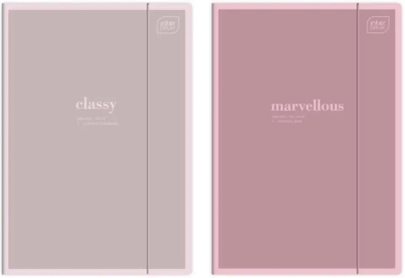 Teczka z gumką A4+ Hybrid Words (10szt) - INTERDRUK