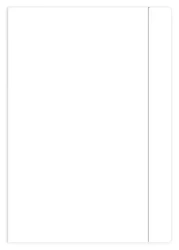 Teczka z gumką A3+ biała (10szt) - INTERDRUK