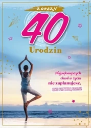Karnet Urodziny 40 - Armin Style