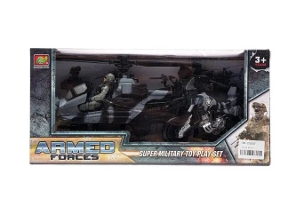 Pojazdy wojskowe z żołnierzem 33x16x12cm - Praca zbiorowa