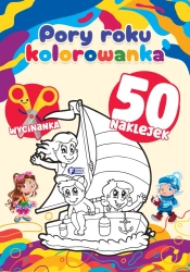 Pory roku. Kolorowanka - praca zbiorowa