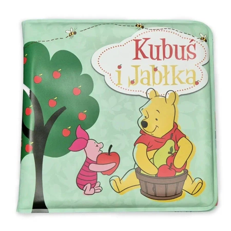 Piszcząca książeczka do kąpieli - Kubuś i jabłka