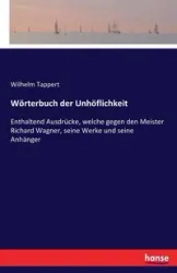 Wörterbuch der Unhöflichkeit - Wilhelm Tappert