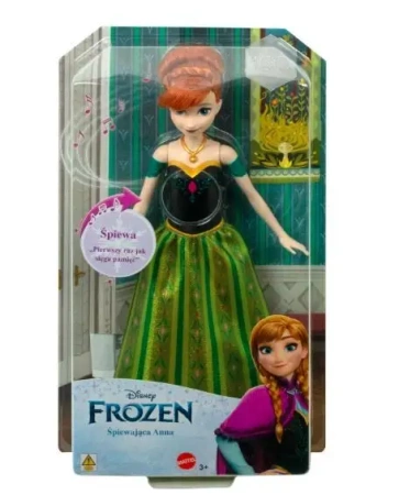 Lalka Disney Frozen Śpiewająca Anna - Mattel