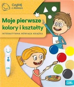 Czytaj z Albikiem Książka Moje pierwsze kolory i kształty Interaktywna Mówiąca książka - praca zbiorowa