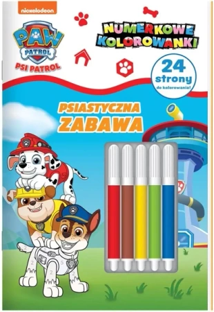 Psi Patrol. Numerkowe kolorowanki cz.7 - praca zbiorowa