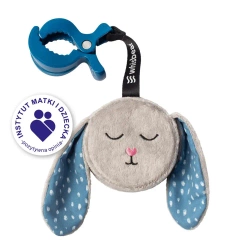 Zawieszka szumiący Króliś Felek szary - Whisbear