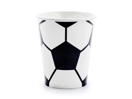 Kubeczki Piłka 260 ml 6szt - PartyDeco