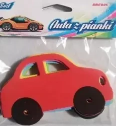 Naklejki z pianki auta 8szt - Brewis