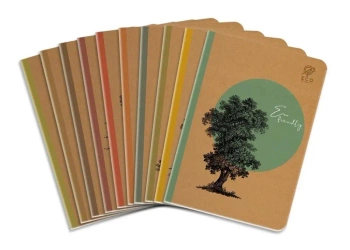 Zeszyt A5/64K kratka By Nature - Japan (10szt) - Elanders