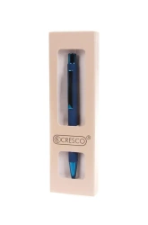 Długopis City niebieski w etui - Cresco