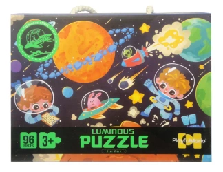 Puzzle 96 elementów świecące w ciemności - SWEDE