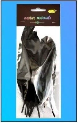 Piórka twarde czarne 10szt - Galeria Hobby