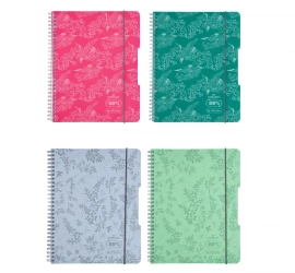 Kołozeszyt A4/80k kratka Opr Pp 70g Past Her A 4