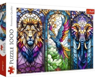 Puzzle 1000 Witraż: Zwierzęta TREFL