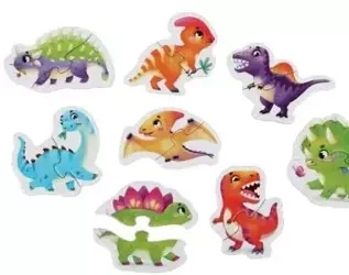 Puzzle szczęśliwe dinozaury - Cubika