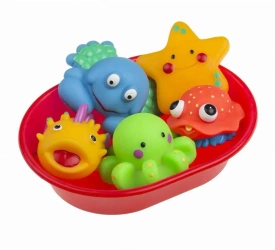 Morskie zwierzątka w wanience 5szt - Tullo