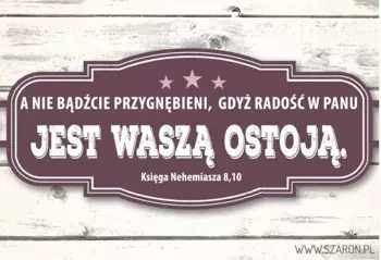 Magnes na lodówkę - A nie bądźcie przygnębieni - Szaron