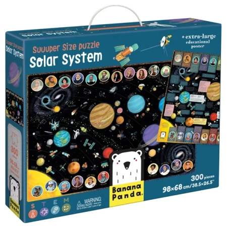 Suuuper Size Puzzle. Solar System - Banana Panda