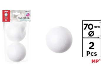 Kulki styropianowe do zdobienia 70mm 2szt - MP Main Paper
