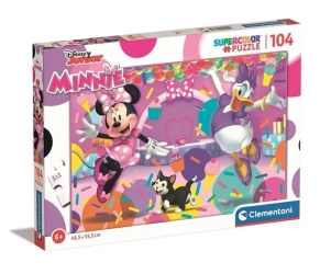 Puzzle 104 Super Kolor Minnie - Clementoni