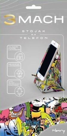 3MACH Stojak na telefon - Graffiti - Henry