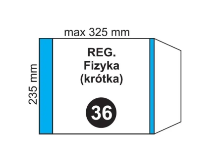 Okładka na podr regulowana NR 36 (20szt) - Fol-Plast
