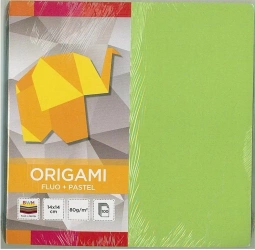 Origami 14x14cm Fluo+Pastele x 100K - INTERDRUK
