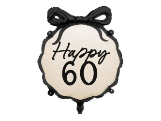 Balon foliowy pastylka Happy 60 47,5x45cm - PartyDeco