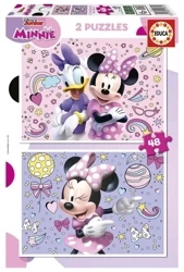 Puzzle 2x48 Myszka Minnie - Educa