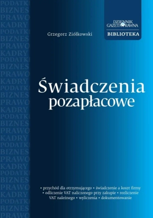 eBook Świadczenia pozapłacowe - Grzegorz Ziółkowski