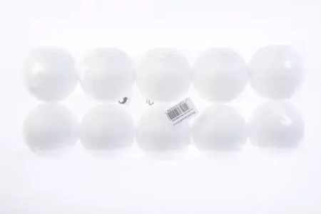 Styropianowe ozdoby choinkowe, bombki (10 sztuk)