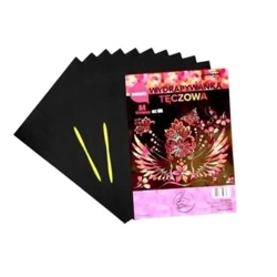 Wydrapywanka tęczowa A4 multicolor WZ-06 - Penword