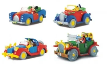 Auto Disney w skali 1:43 - Mickey, Scrooge, Donald, Goofy 1 szt.