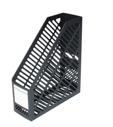 Pojemnik na czasopisma A4 czarny D.RECT