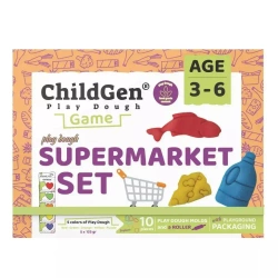 Zestaw kreatywny Sklep naturalna ciastolina + akcesoria - ChildGen (GEN OYUNCAK SANAYİ TİCARET A.Ş.)