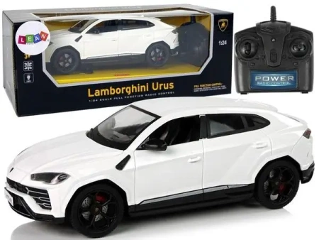 Auto R/C 1:24 Lamborghini Urus biały - Leantoys