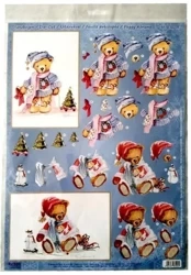 Arkusz do techniki 3D A4 Peggy Abrams misie - Galeria Hobby