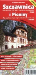 Szczawnica. Plan miasta 1:7000 i Pieniny. Mapa turystyczna 1:70 000. Wodoodporna wyd. 3 - opracowanie zbiorowe