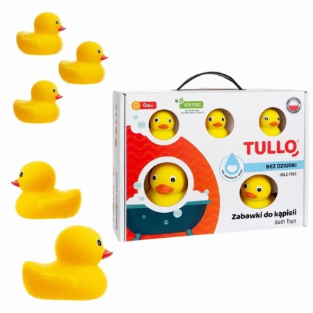 Kaczuszki do kąpieli 5szt - Tullo