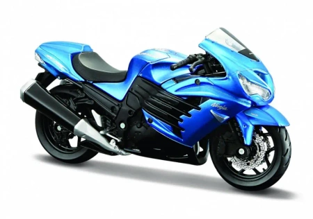 Motocykl Kawasaki Ninja ZX-14R z podstawką - Maisto