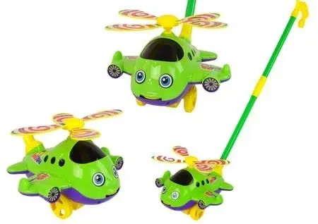 Samolot pchacz zielony - Leantoys